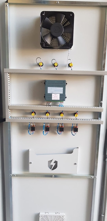 تابلو بانک خازنی سه فاز اتوماتیک رگولاتوری 70کیلووار آماده نصب