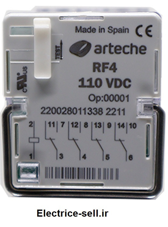 رله تریپ Arteche مدل RF-4R/ 110V آرتچه