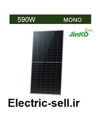 پنل خورشیدی 590 وات مونوکریستال N-Type TOPCon Bifacial برند JINKO