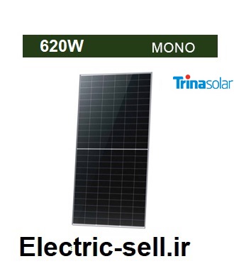 پنل خورشیدی 620 وات مونوکریستال N-Type TOPCon Bifacial برند Trina